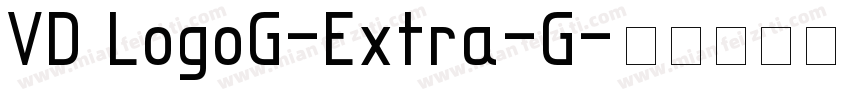 VD LogoG-Extra-G字体转换